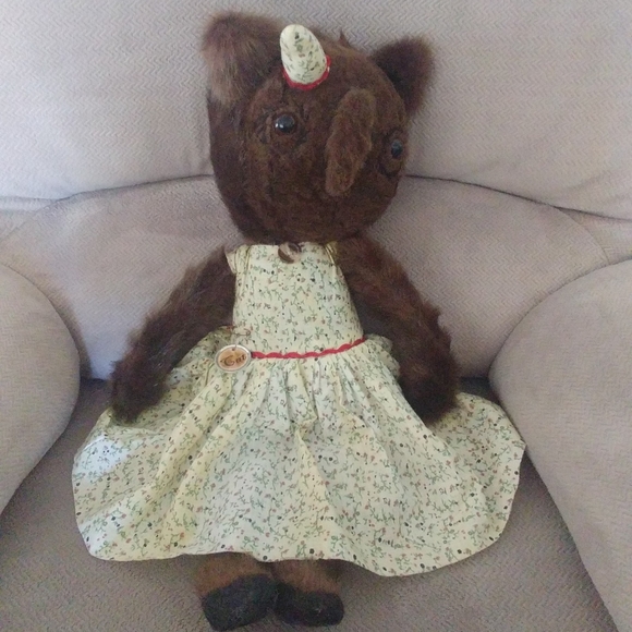 Primitive Plush Cat - Picture 1 of 4